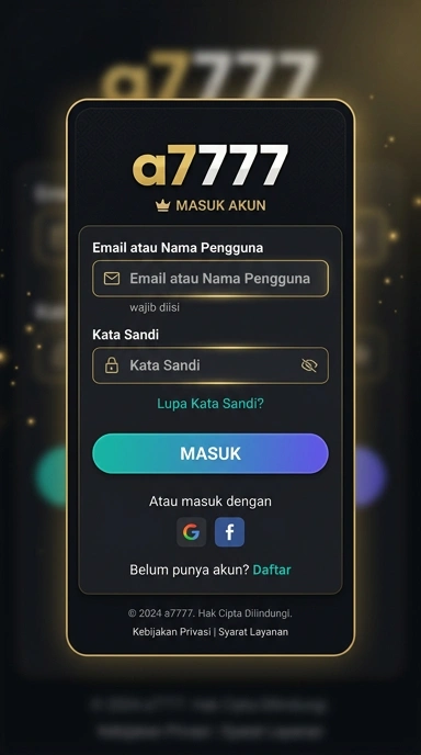 Panduan Login Akun a7777 Dengan Praktis