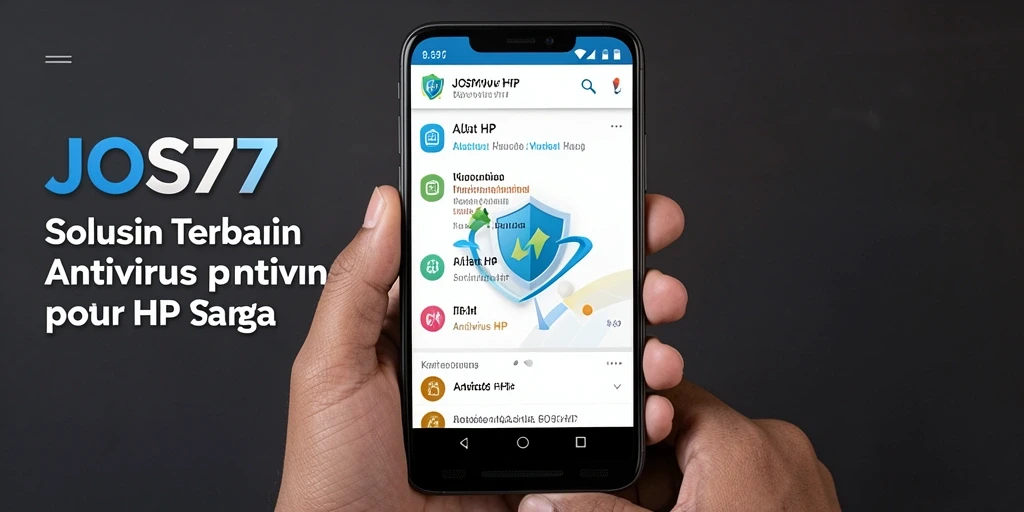 Antarmuka pengguna JOS77 yang intuitif dan fungsi efisien Antivirus HP.