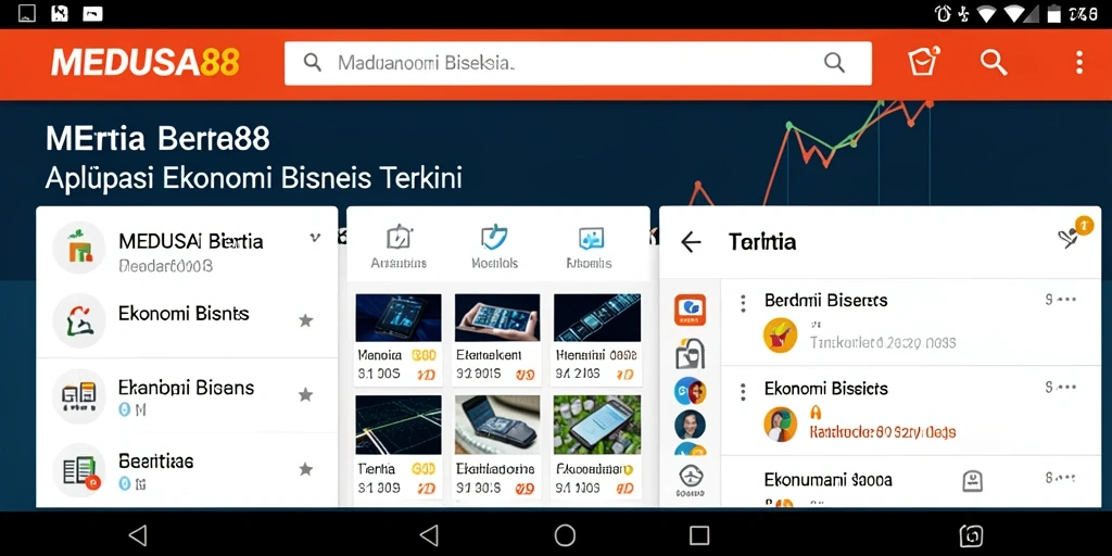 Antarmuka aplikasi MEDUSA88 yang informatif dan mudah dinavigasi.